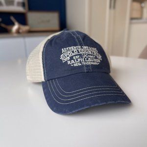 NWT. Polo Ralph Lauren Polo Country Mesh Trucker Hat Vintage Baseball Cap